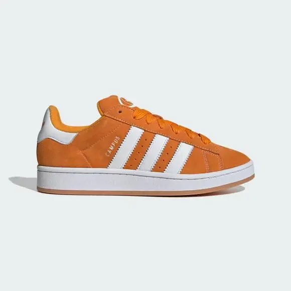 Adidas Campus 00s ID1436 Sneakers Men's Orange Leather Lifestyle Shoes TF5416 - Picture 9 of 15